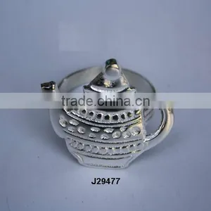 Brass Napkin Ring With Silver Plating thumbnail-1
