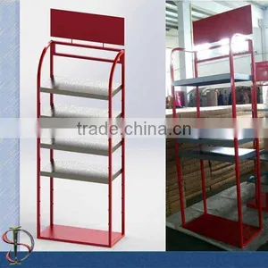 4-Tier Adjustable Shelf Display Rack thumbnail-1