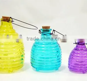 Colorful Glass Bee Catcher thumbnail-1