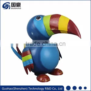Custom Fashion Home Decor Iron Woodpecker Statue thumbnail-1