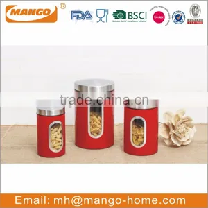 Round Airtight Stainless Steel Canister thumbnail-6