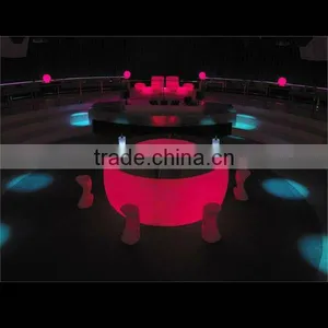 Modern Colorful IIIuminate LED Bar Counter With a Complete Circle thumbnail-3