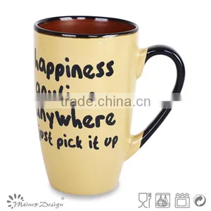 Decal Porcelain Mug With Spoon Porcelain Mug Top Sale With Dots thumbnail-1