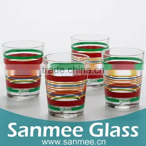 4PCS Gift Glass Set Hot Sales Design Logo Decal Drinkware thumbnail-1