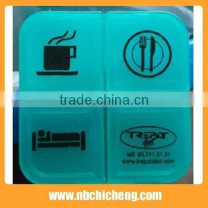 4 Compartments Pill Box PP Pill Medicine Box thumbnail-1