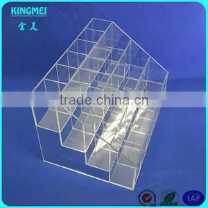 4 Tiers Cosmetic Makeup Box Nail Polish Varnish Display Stand Holder Booking Jewelry Acrylic Packaging Organizer Storage thumbnail-2
