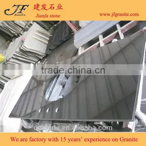 Chinese Granite G684 Black Basalt Stone Granite Countertop Slabs thumbnail-4