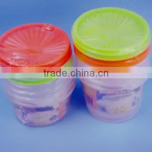 4PC Plastic Small Round Fresh Bowl/food Container thumbnail-1
