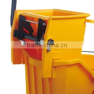 33L Hotel Cleaning Bucket With Wheels thumbnail-4