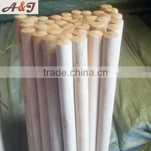 Wood Color Flat Rake Pole Gardening Tool Pole thumbnail-3