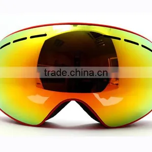 TPU Frame and Smoke REVO Red Lens Snowboard Goggles thumbnail-1