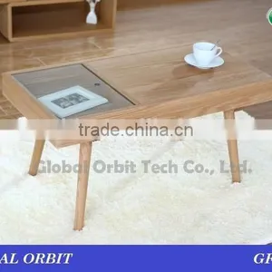 2015 High Gloss Wooden Legs for Modern Folding Wooden Coffee Table thumbnail-4