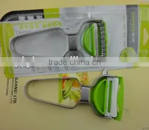 Face Zester Shaped Handled Peeler /wave Potato Blade Slicer thumbnail-1