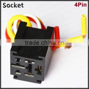 Auto Socket 12v 24v 36v 80A 4 Pin Relay Socket thumbnail-1