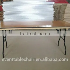 30*96" PVC Table Edge Plywood Wooden Foldable Table thumbnail-3