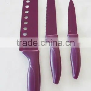 3pcs Ilaflon Knife Set With ABS Handle thumbnail-1