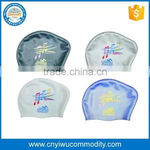 Longlife Silicone Swimming Cap Hat Black, Silicone Swimming Caps Swimwear Water Sports thumbnail-1