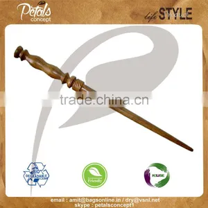 Wholesale Hardwood Wands Created by Hand in Turning Lather Machine thumbnail-1