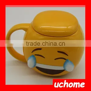 UCHOME Unique Funny Ceramic Emoji Mug,Emoji Cups thumbnail-4