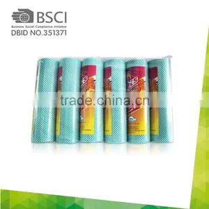 China Supplier in Guangzhou Best Price Multi-purpose Wholesale Chemical Bonding Nonwoven Clean Cloth in Perforated Roll thumbnail-2