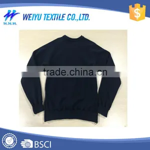 Wholesale Custom Leather Mens Plain Long Sleeve t Shirt thumbnail-2