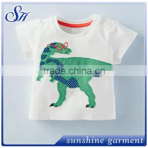 China Factory Wholesale Kids Shirt Sleeve White t Shirts thumbnail-1