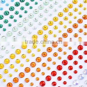 Self Adhesive 3mm Rhinestone Diamante Gem Sticker Strip Decoration thumbnail-4