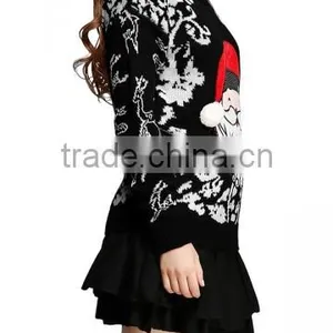 Beautiful New Fashion Christmas Sweater Designs for Women 2016 thumbnail-2