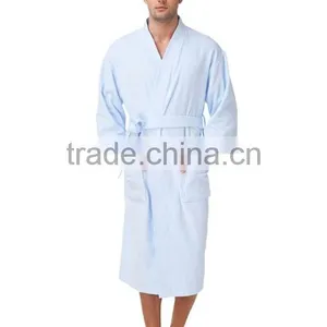 Wholesale Cotton Terry Couples Hotel White Bath Robe for Hotel thumbnail-1