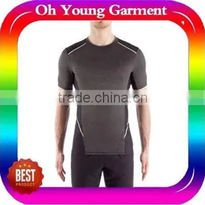 Hot Sale 100% Polyester Blank Custom Dry Fit Slim Gym Sports Marathon Running Promotion t Shirt Wholesale Cheap thumbnail-5