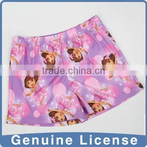 Girls' Knitted Printed Shorts thumbnail-1