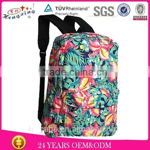 Floral Design Travelling Fashion 2014 New Design Backpack thumbnail-1