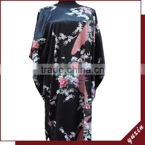 New Style Women Peacock Satin NightGowns,Satin Night Dress NG007 thumbnail-1