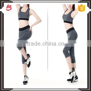 High Quality Casual Yoga Clothing Wholesale Pants /tank Tops Sets thumbnail-1