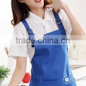 Cotton Apron Custom Logo Printing Kitchen Chef Adult Waterproof Overalls Advertising Work Aprons Customized thumbnail-3