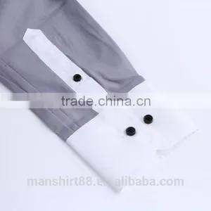 100% Cotton Contrast Color Dress Shirts thumbnail-3