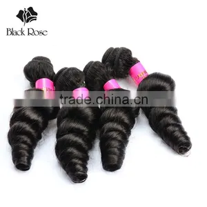 Hot!! Good Quality Malaysian Virgin Hair, Machine Made Weft, Tangle and Shedding Free Virgin Malaysian Loose Body Wave Hair thumbnail-2