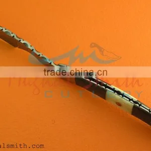 Damascus Steel Razor With Camel Bone and Wood Handle thumbnail-4