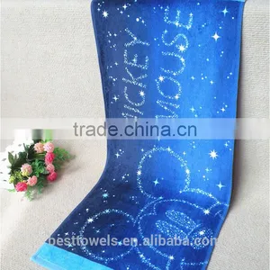 Wholesale 100%cotton Printed Stock Beach Towel Htbt09-21 thumbnail-1