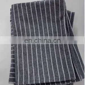 High Quality Linen/cotton Color Weaved Frayed Hem Tea Towels in Stripes in Small Quantities thumbnail-2
