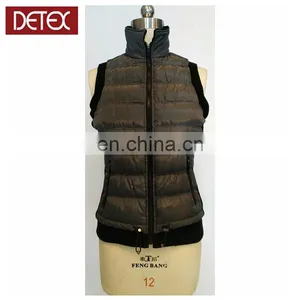 Slimming Running Black Women Down Vest thumbnail-1