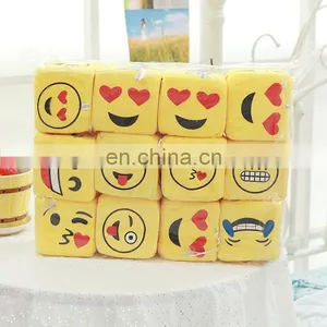Emoji Smiley Emoticon Yellow Funny Expression Plush Dice Car Ornaments Pendant Soft Toy thumbnail-1