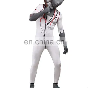 Morph Suits Crazy Doctor Full Body Spandex Zentai Costume Cosplay Blood thumbnail-5