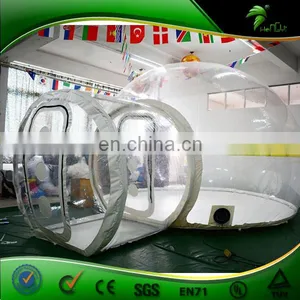 Diameter 4m Clear Bubble Inflatable Tent , Inflatable Bubble Tree Tent For Sale thumbnail-3