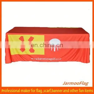 Orange Color Publicize Cheap Table Cover thumbnail-1