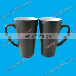 Heat Sensitive Color Changing Magic 17oz Big Cone-shape Mugs With Coating for Sublimation Printing thumbnail-1