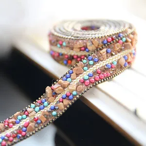 Fashion Design Jewelry Sticker Ribbon Iron on Tape Rhinestone Transfer thumbnail-3