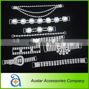 Crystal AB Square Swimwear Bikini Chain For Wholesale thumbnail-1