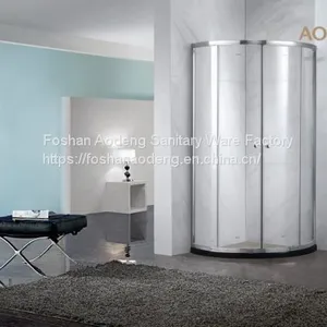 Wholesale High End OEM Simple Clear Glass Shower Room thumbnail-1