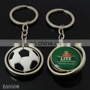 Custom Fancy Metal Basketball Shape Keychain With Epoxy Logo thumbnail-4